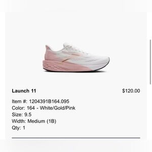 Brooks Launch 11 size 9.5